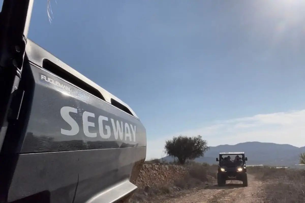 Segway ATV driving on a adventure tour with Hondon Events in Murcia